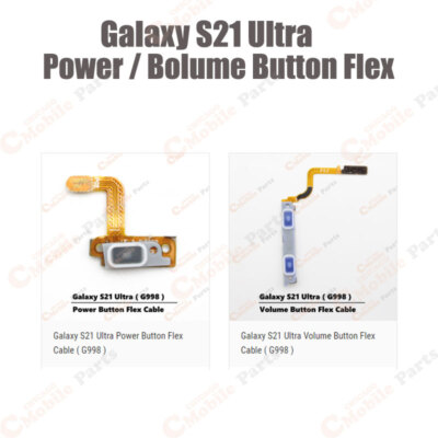 Galaxy S21 Ultra Power Volume Button Flex Cable (SM-G998 G998)