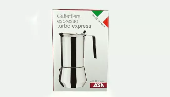 CAFFETTIERA ESPRESSO ILSA TURBO EXPRESS ACCIAIO INOX 3 TAZZE - ART ...
