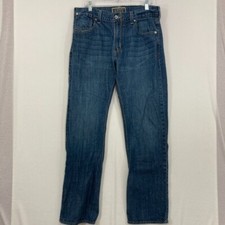 Vintage Levi's Men's Blue Medium Wash Slim Straight Jeans size 36 x 34