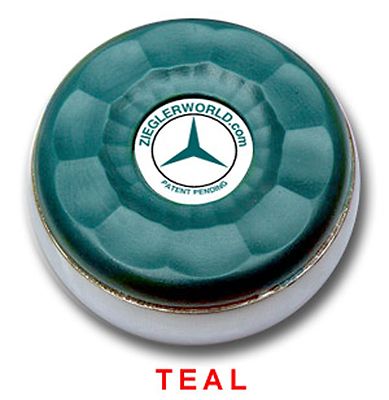 ZIEGLERWORLD TABLE SHUFFLEBOARD MEDIUM SIZE WEIGHTS PUCKS - TEAL