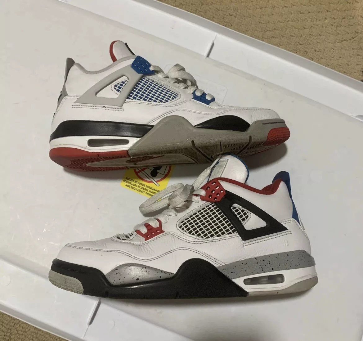 Red white and discount blue 4s
