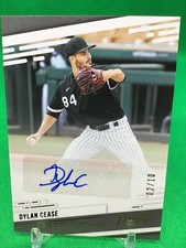 2021 Gold Panini Chronicles Prestige Dylan Cease Auto /10 SSP White Sox #PR-DC