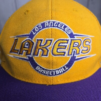 sports specialties lakers キャップ　レイカーズ　NBA Vintage Lakers Hat Sports Specialties Los Angeles Black Dome Plain