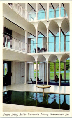 Butler Center Indiana BUTLER UNIVERSITY LIBRARY Center Lobby INDIANAPOLIS, Indiana IN ...