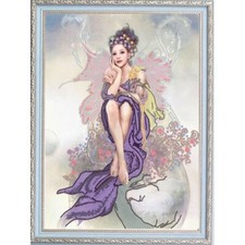 Bead Embroidery Kit Needlepoint Beading fairy DIY embroidery picture