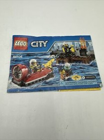 Lot Of 6 Lego City Manuals Only 60002, 60106, 7630, 60181, 7239 & 60157
