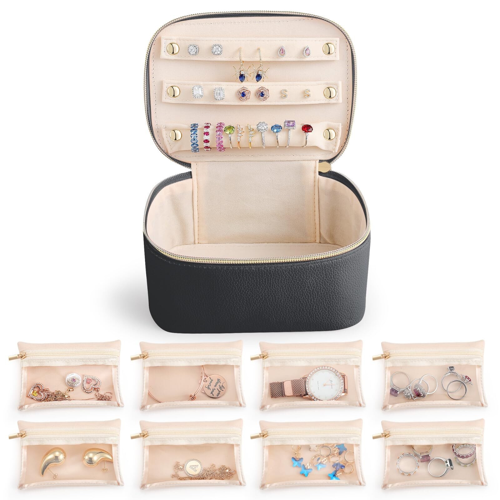 Parima Personalized Gifts for Women Girls - Initial Travel Makeup Bag | Trave...