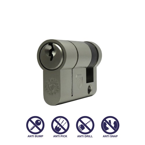 30/10 40mm Security Garage Door Euro Cylinder Lock Barrel Anti Snap