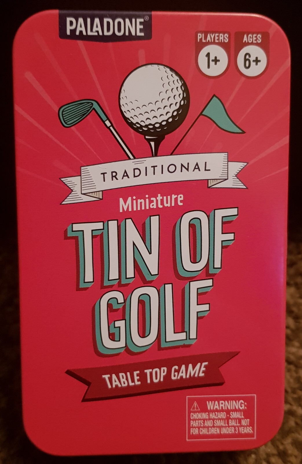 Tin Of Golf 9 Hole Course in a Tin Mini Golf Set Paladone 6+ **Free UK Post**
