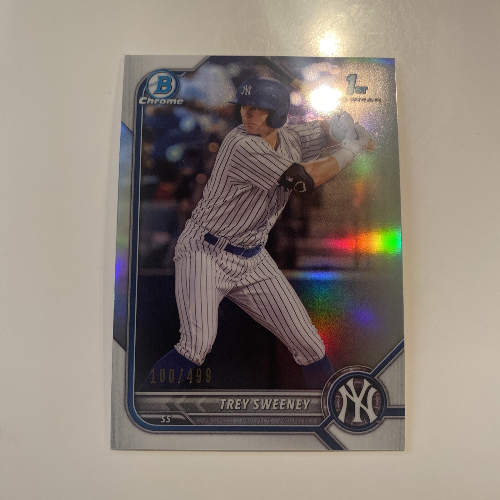2022 Bowman Chrome Trey Sweeney BCP-137 Refractor /499