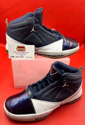 blue and white jordan 16