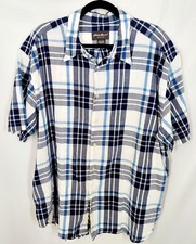 Eddie Bauer Mens Short Sleeve Button-up XXL