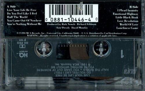 Belinda Carlisle - Live Your Life Be Free - New 1991 MCA Cassette Tape! - Imagen 2 de 2