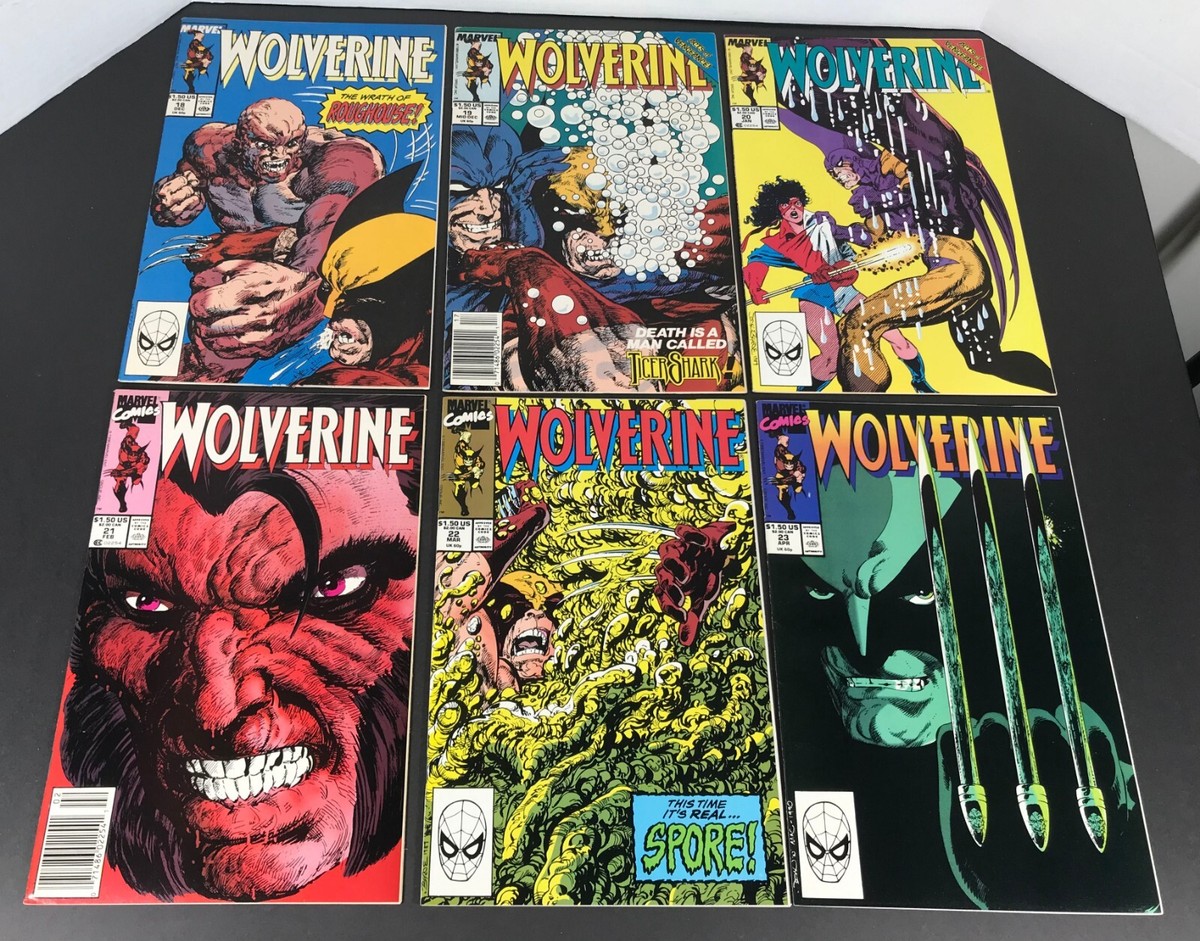 Marvel WOLVERINE Lot of 6 COMIC BOOKS #s18 + 19 + 20 + 21 + 22 +