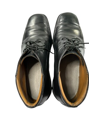 Kenneth Cole New York Mens Size 10M Black Leather Vintage 