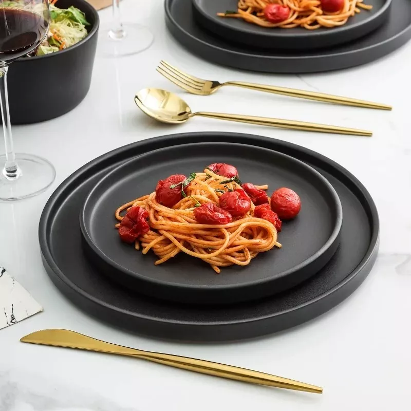 Stone Lain Cecile Stoneware 12 Piece Round Dinnerware Set RB