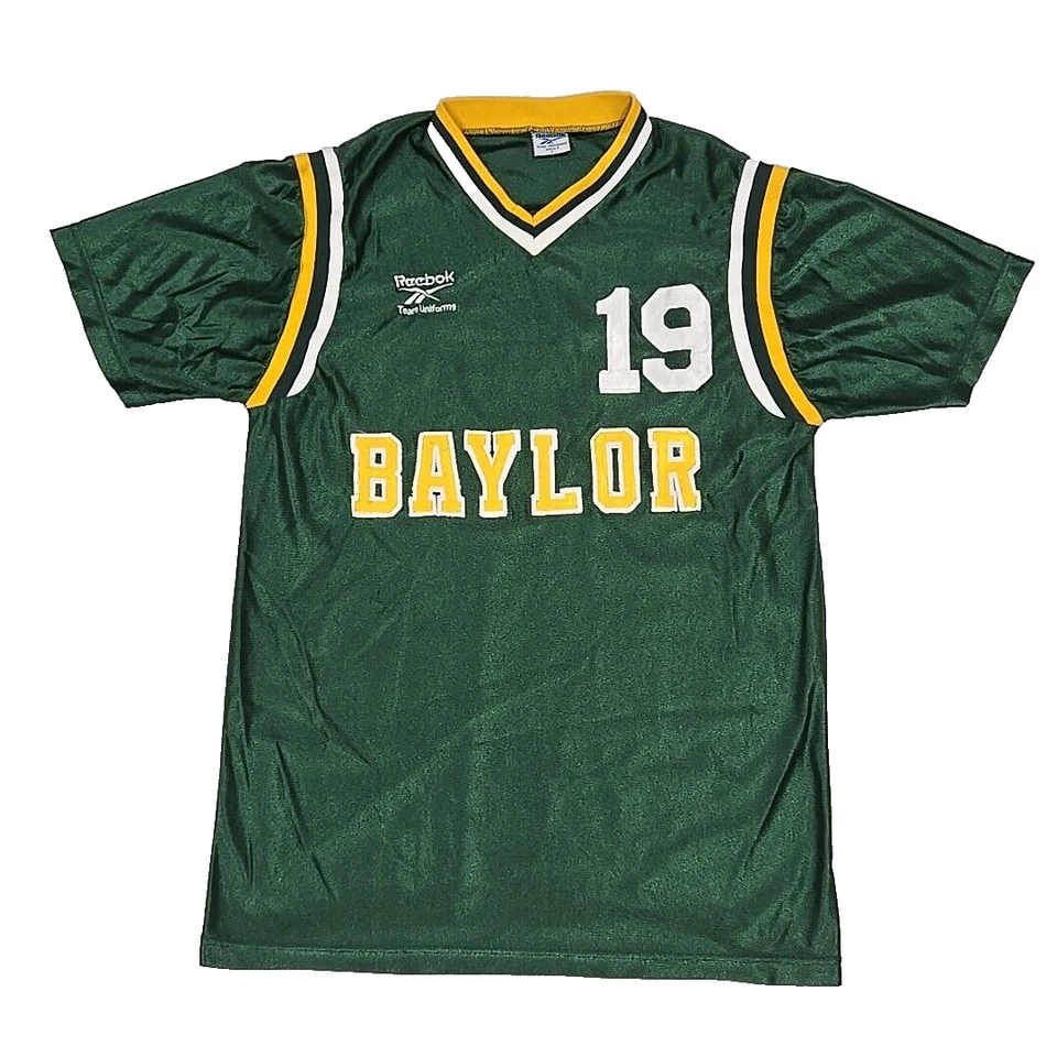 Vintage Baylor University Team Uniforms Reebok Jersey Sz. Lg Sports Jersey 1990s - Image 2 of 4