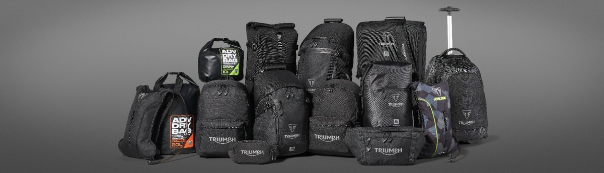 MLUA24002 GENUINE Triumph Motorcycle Rucksack Backpack 25L Rolltop
