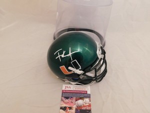 frank gore signed helmet