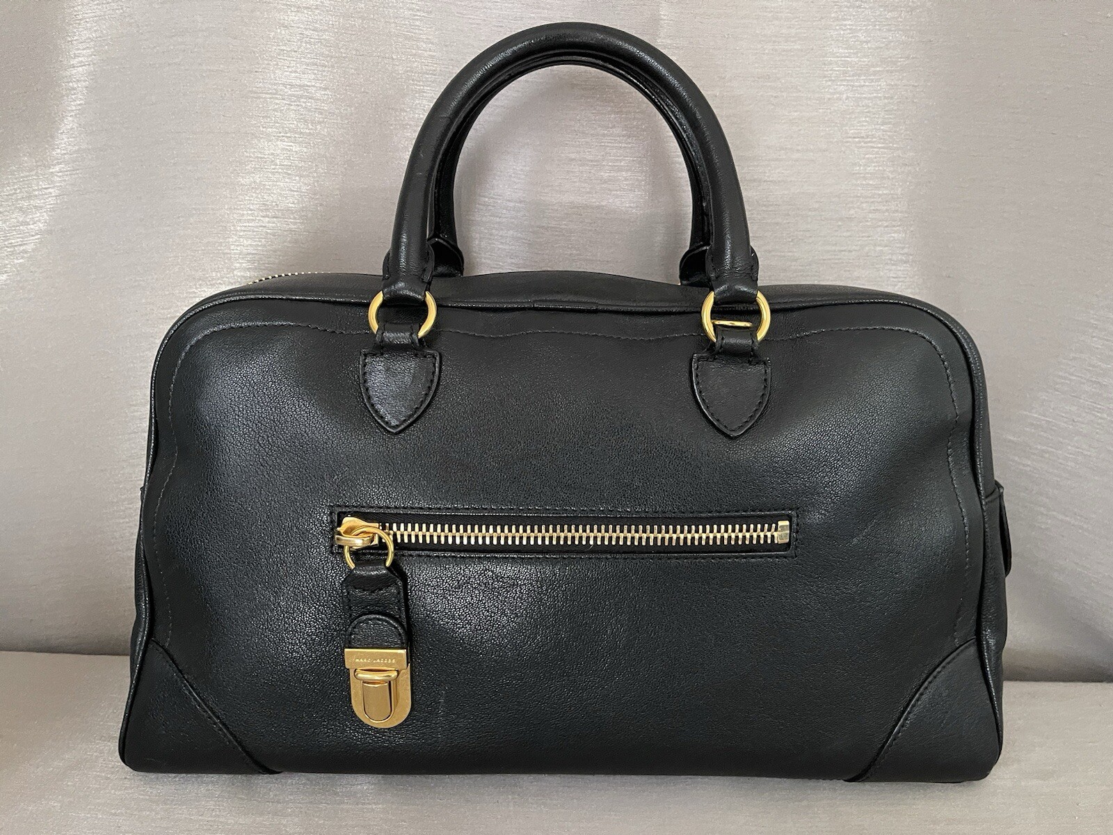 Marc Jacob’s Venetia Black Satchel Made In Italy