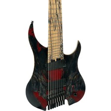 Legator G8fx Ghost 8-string Multi-scale X Series Electric Guitar Black Widow