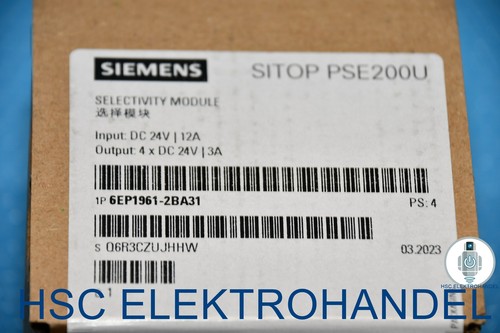 Siemens 6EP1961-2BA31 SITOP PSE200U Selectivity Module 4xDC24V/3A - Bild 2 von 3