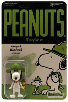 Super7 PEANUTS ReAction ACTION FIGURE BEAGLE SCOUT SNOOPY 10 cm Neu