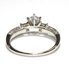 GIA 14k white gold 1.08ct round diamond engagement ring 3g ladies 7.5 — photo 5