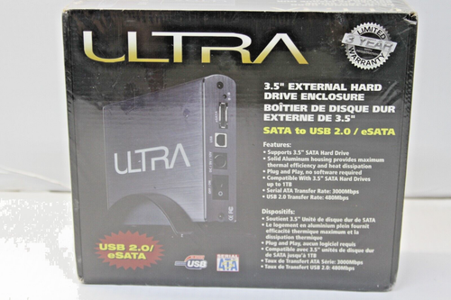ULTRA 3.5" External Hard Drive External Enclosure SATA to USB 2.0/eSATA - Picture 5 of 14