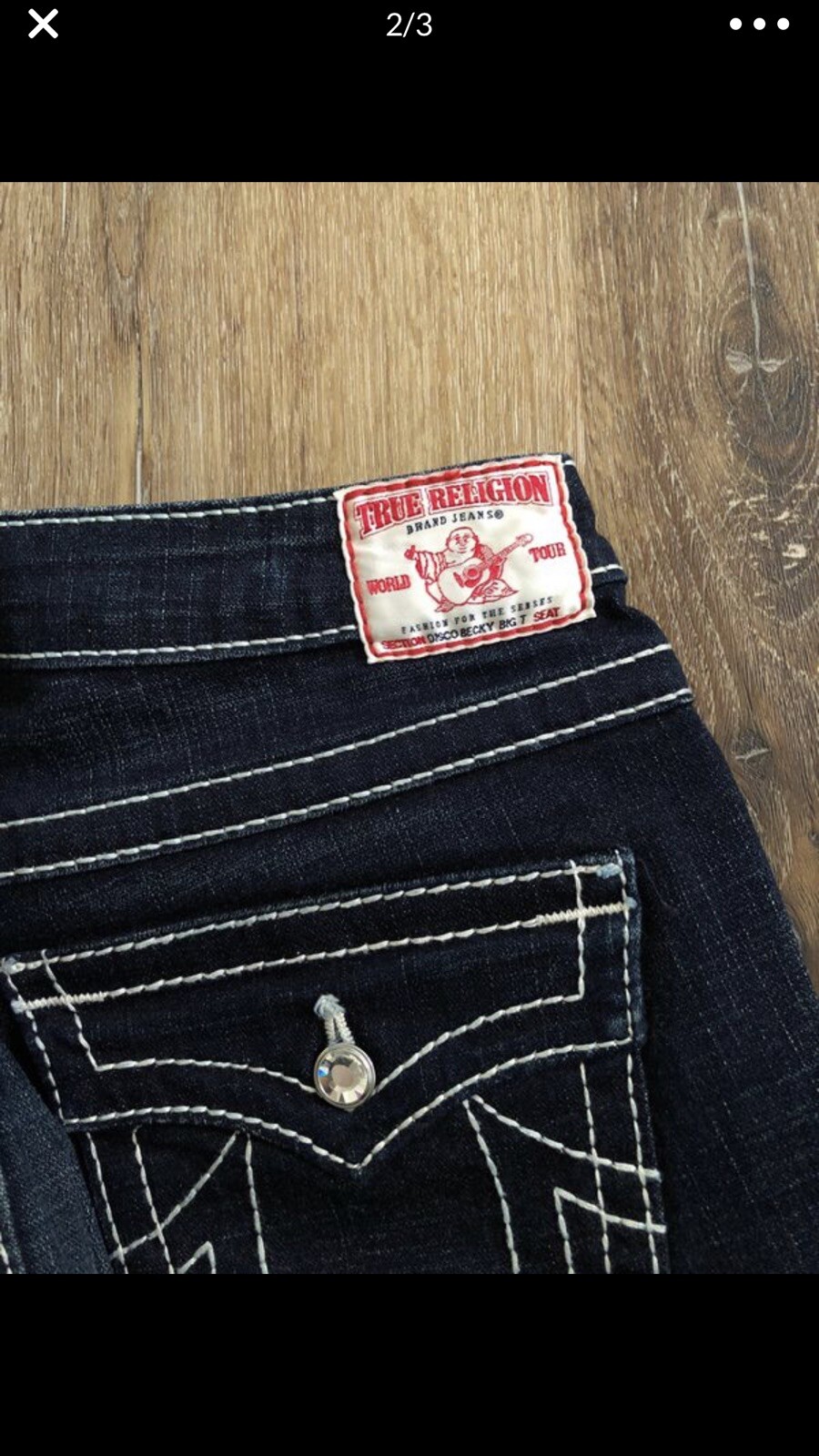 【美品】TRUE RELIGIONトゥルーレリジョンBECKY BIG T ARCHIVE WOMENS BECKY BIG T JEAN - Vault Vintage Wash | True