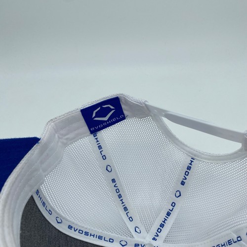 Evoshield Men's Snapback Hat Cap White Mesh Back Blue USA Logo Adjustable OS - Picture 6 of 6
