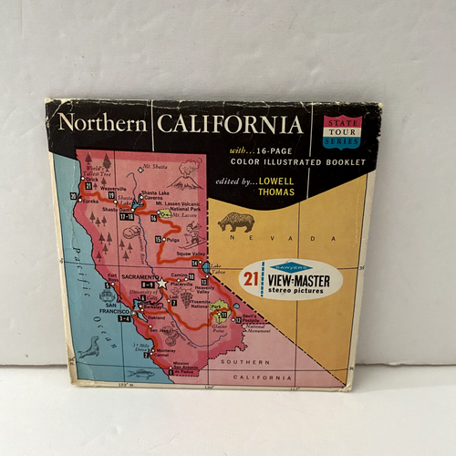 VIEW-MASTER De Colección CONJUNTO de 3 CARRETES Paquete ASERRADORES del Norte de California A 168 - Imagen 2 de 5