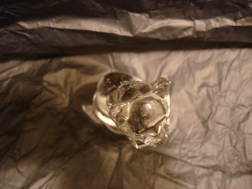 Pisapapeles para gato de vidrio transparente de 6,5" hecho a mano en Taiwán - Imagen 9 de 17