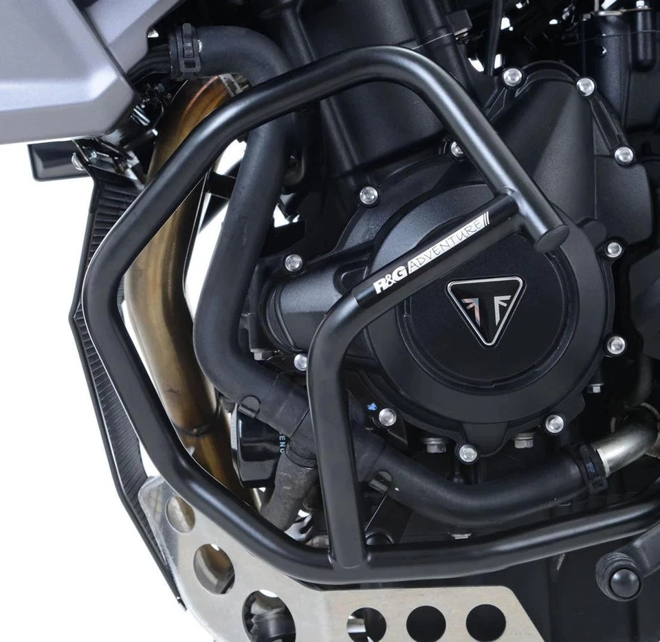 R&G Adventure Barras Motor Protectores Negro Triumph Tiger 800XC / Xcx / Xca / - Imagen 2 de 4