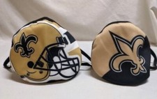 Set of 2 New Orleans Saints Football Adult Facemask