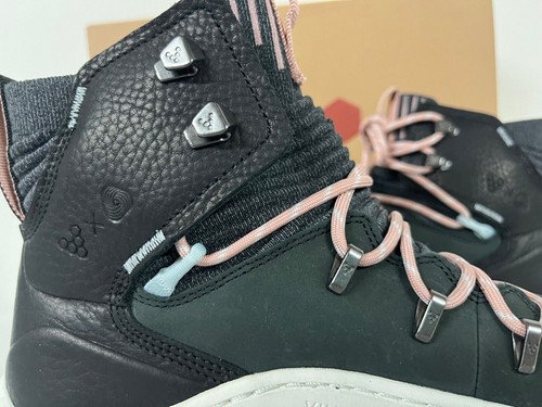 Wmns Vivobarefoot Tracker Decon Hiking Boots Black Rose Pink Minimalist Barefoot - Picture 9 of 15
