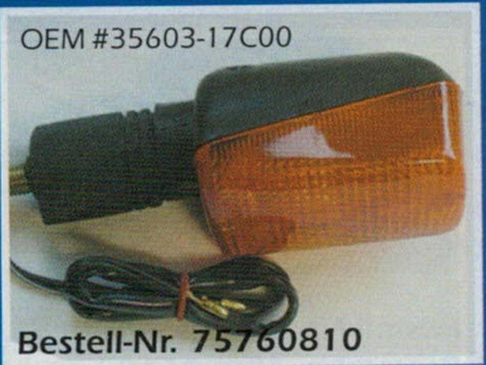 Clignotant pour Suzuki GS 500 E GM51B moto orange de rechange d'origine