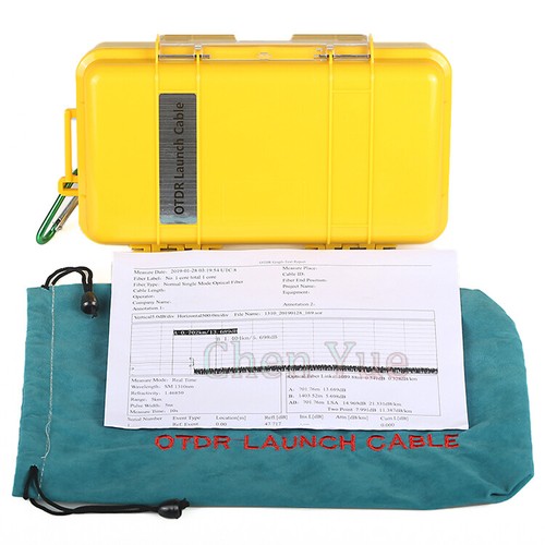 Fiber Cable Test OTDR Launch Cable Box 500M SM SC/APC OTDR Dead Zone Eliminator - 第 8/8 張圖片