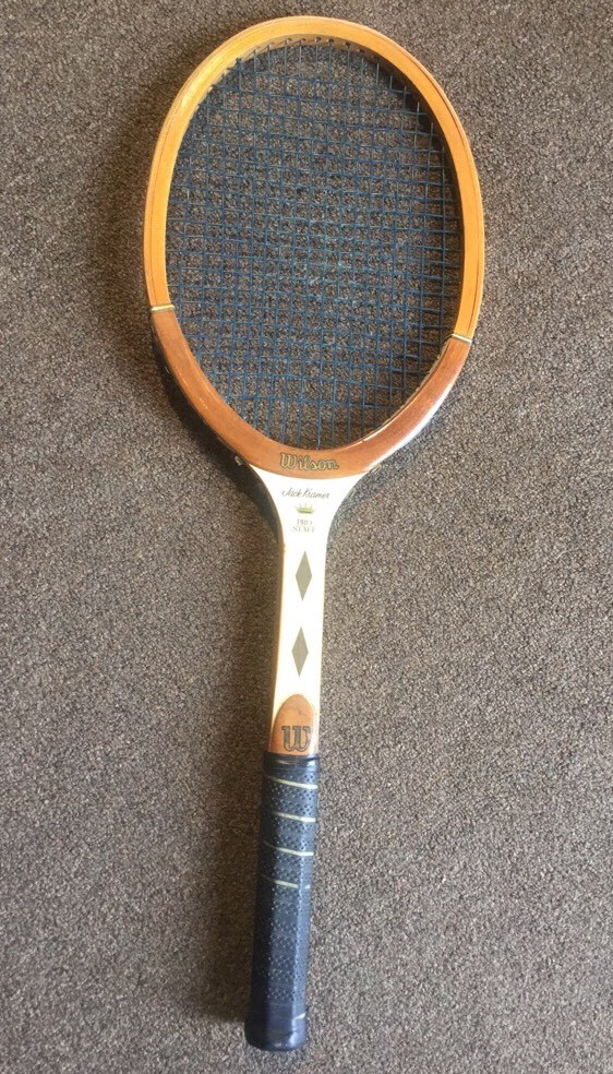 Vintage Tennis Racquet 1970's Jack Kramer Pro Staff Wilson