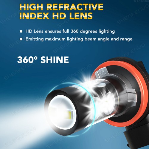 6x 6000K Faro LED Blanco + Bombilla Antiniebla Para BMW Z4 2003-2008 - Imagen 16 de 20