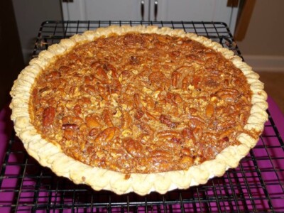 Chocolate Bourbon Pecan Pie