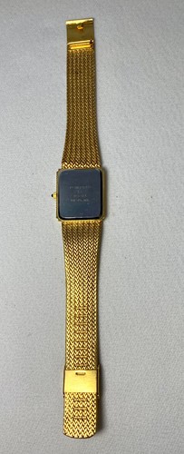 Vintage Xavier Watch Men 25mm Gold Tone Black Dial JH China Movement - Picture 3 of 4