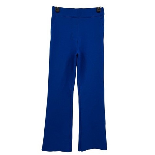 Spanx Pants Perfect Ponte Kick Flare Pant Pull On Cerulean Blue medium FLAWS