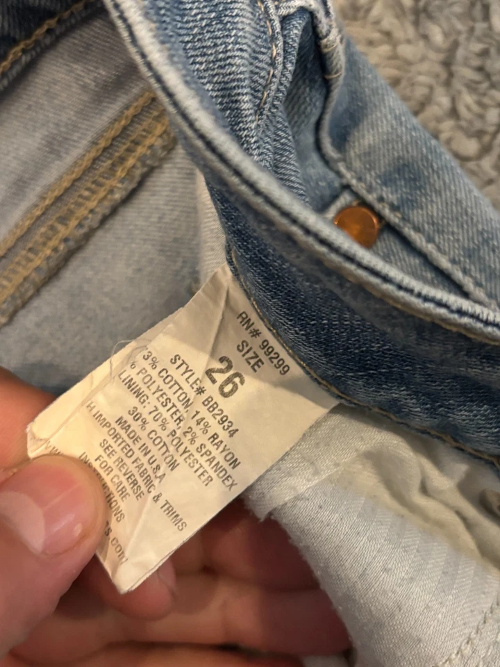 Женские джинсы Level 99 26 узкие эластичные светло-коричневые из денима Anthropologie - Изображение 3 из 4