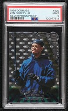 1998 Donruss Checklist Press Proof Silver /1500 Ken Griffey Jr PSA 9 MINT HOF