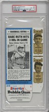 1969 Bazooka All-Time Greats Babe Ruth Tris Speaker Al Simmons #9 PSA 4 HOF 0y8e