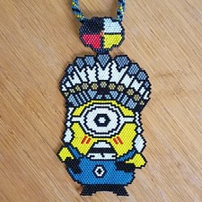 Handcrafted Multicolor Beaded Cartoon Charact...