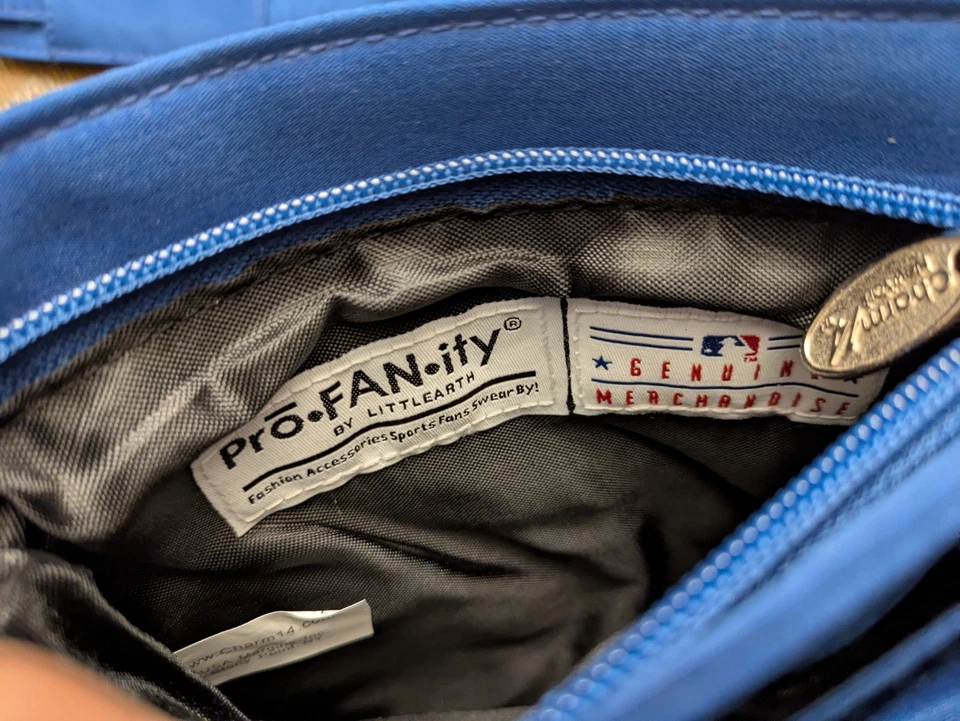 Chicago Cubs Fan Traveler Purse Bag With Vintage Pins - Image 4 of 4