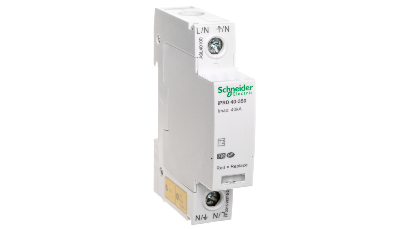 Surge arrester C Type 2 1P 40kA 350V iPRD-40-40kA-350V-1P A9L40100 /T2UK