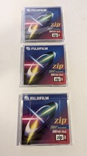 3 Fujifilm 100MB Disk IBM Formatted Zip Disk - 1 New 2 Used